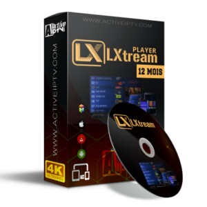 Abonnement LXtream player 2 ÉCRANS – 12 Mois