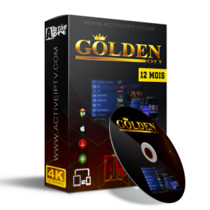 Abonnement GOLDEN OTT  FHD-4K – 12 Mois